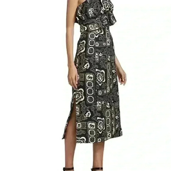 NWT Rhode Dress One Shoulder Size 8 - Picture 3 of 6